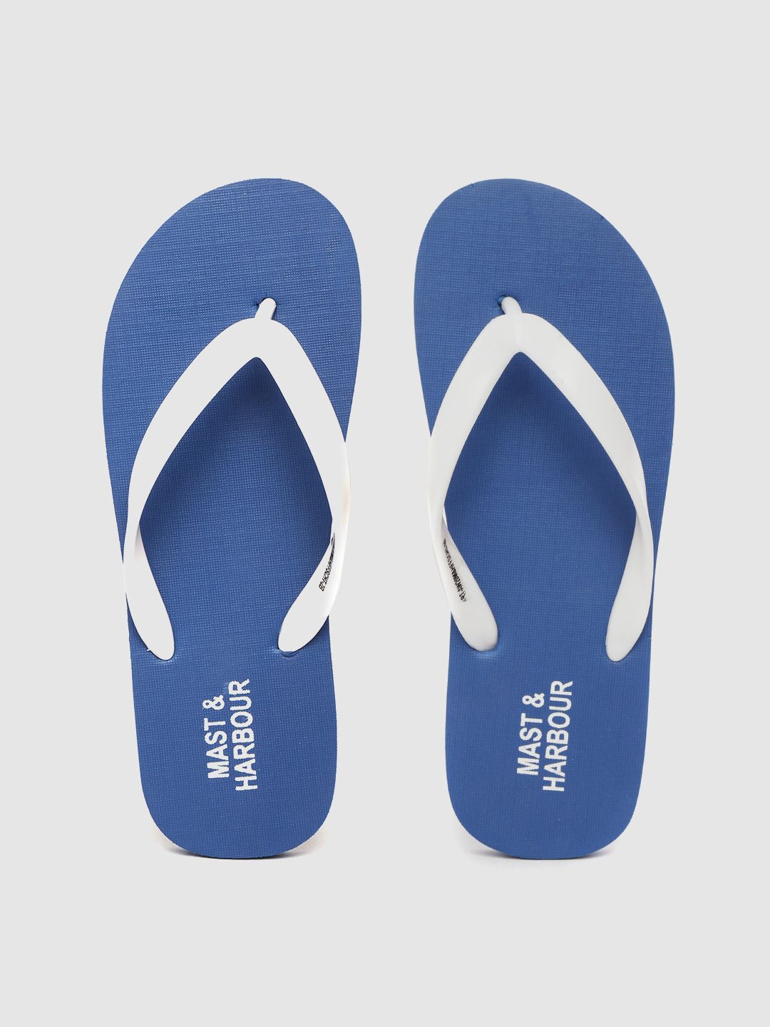 Buy Mast Harbour Mast Harbour Men White Blue Solid Thong