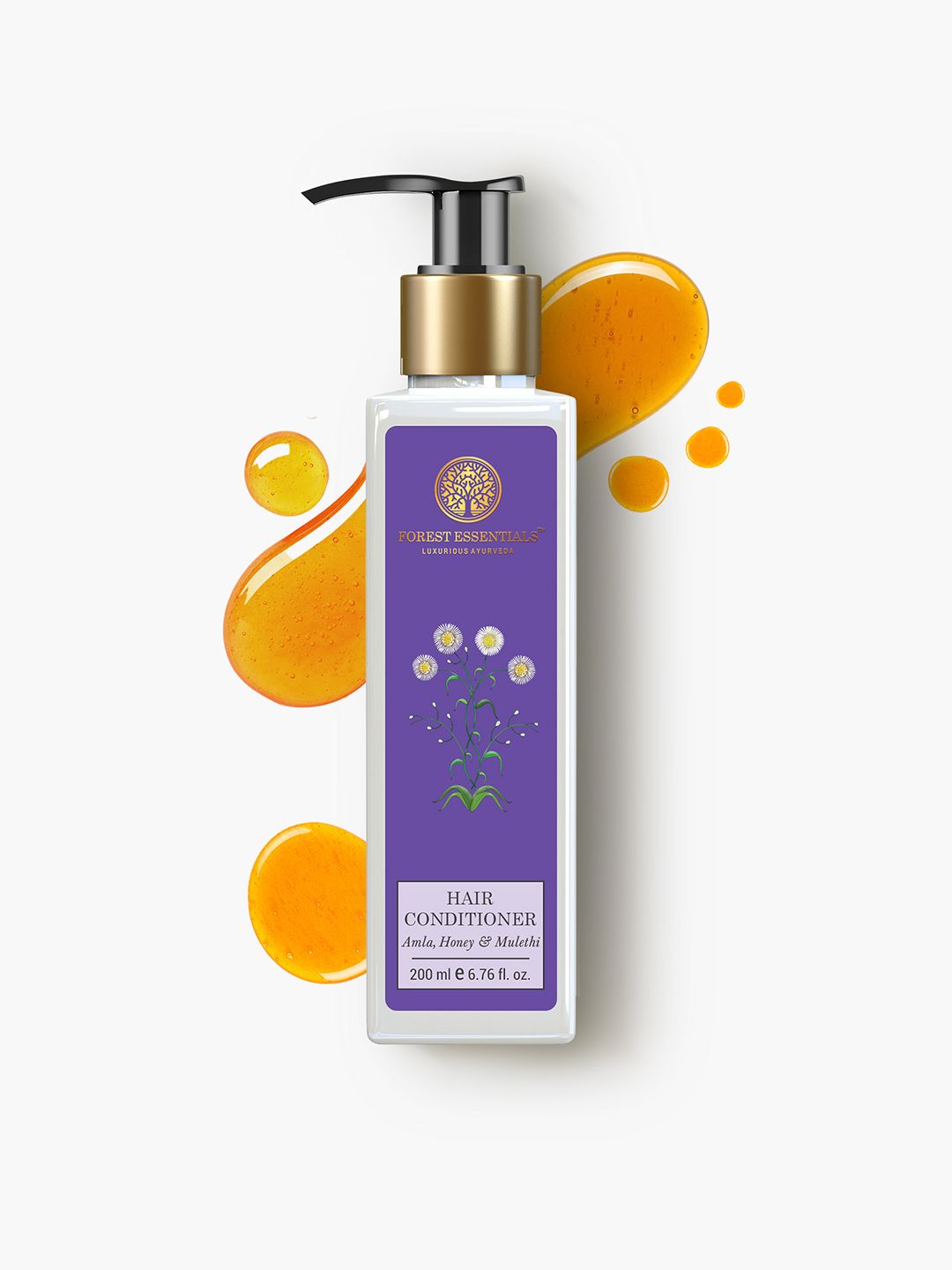 Forest Essentials Hair Conditioner Amla Honey & Mulethi For Smooth & Shiny Hair - 200ml-picture-31