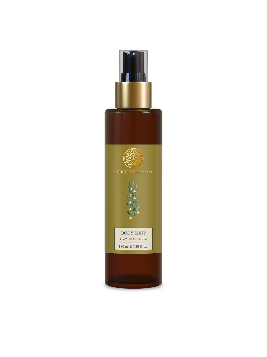 Forest Essentials Hydrating Body Mist Oudh & Green Tea Spray with Floral Fragrance - 130ml-image-27