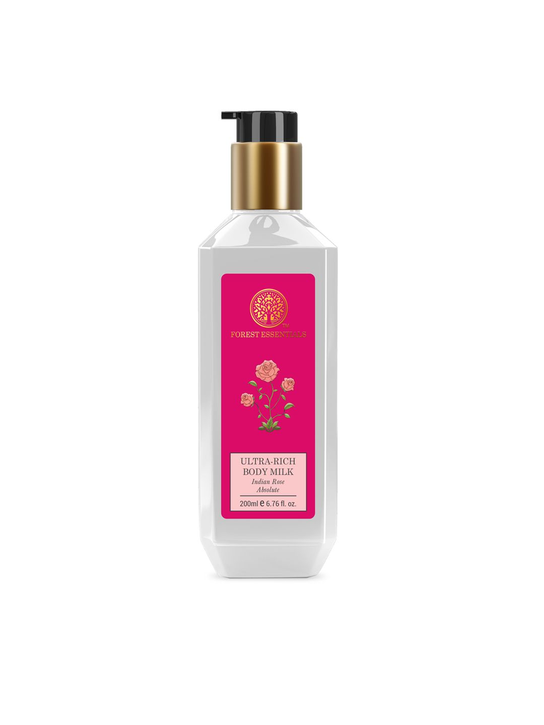 Forest Essentials Ultra-Rich Body Milk - Indian Rose Absolute 200 ml-picture-47