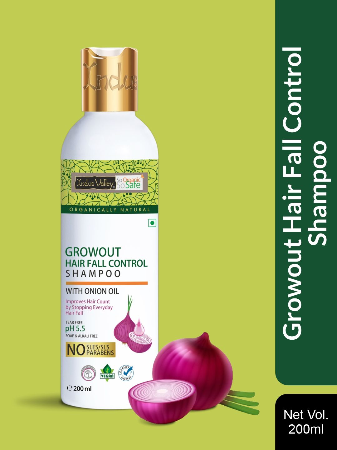 Indus Valley Unisex Bio Organic Growout Shampoo - 200 ml-image-7