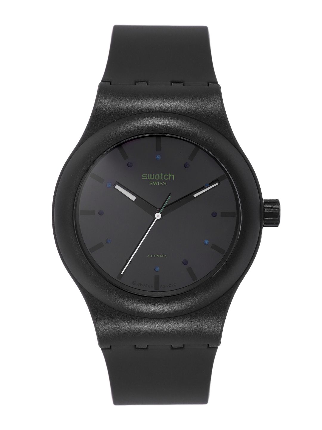 Swatch Unisex Black AM51 Swiss Water Resistant Analogue Watch SO30B400-picture-16