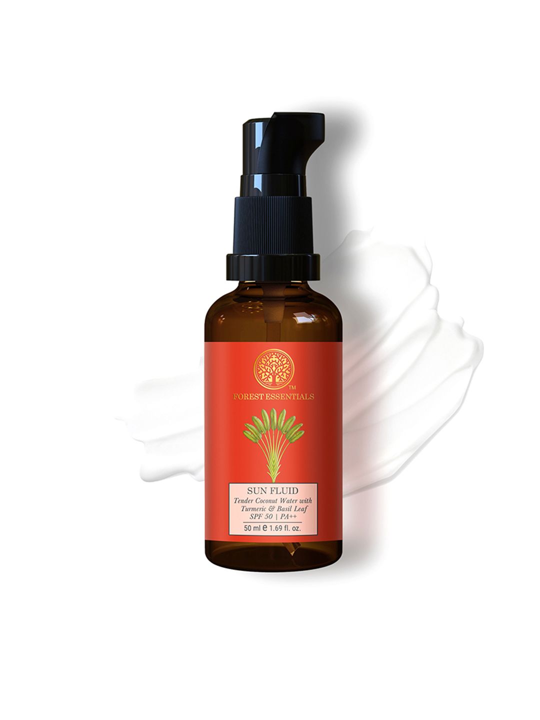 Forest Essentials Turmeric & Basil Leaf Sun Fluid SPF 50 PA++ Tender Coconut Water - 50ml-picture-43