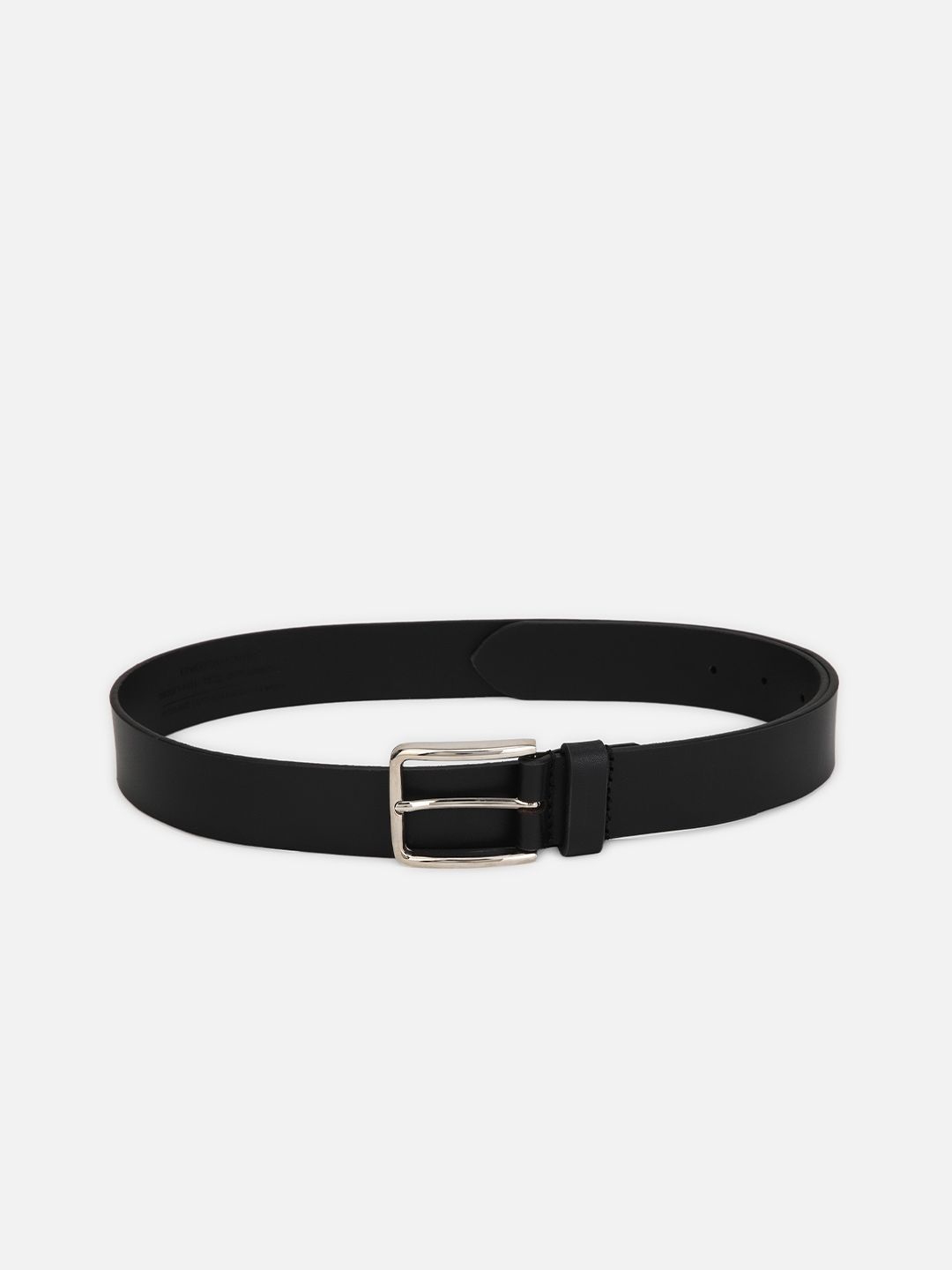 Louis Philippe Men Black Solid Leather Belt-picture-23