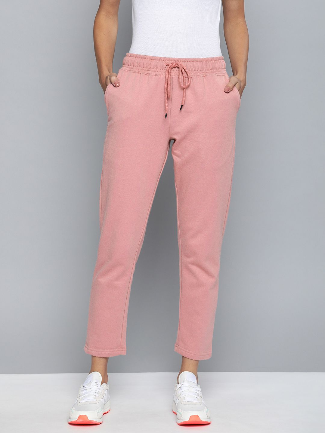 Roadster Women Rose Solid Cotton Joggers