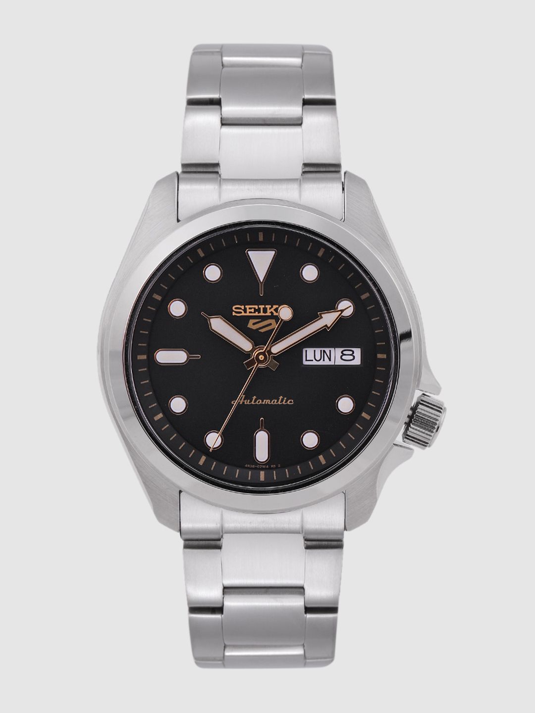 SEIKO Men Black 5 Sports Automatic Analogue Watch SRPE57K1