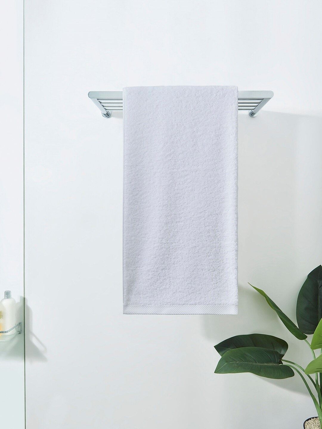DDecor Unisex White Solid 550 GSM Live Beautiful Bath Towel-image-36