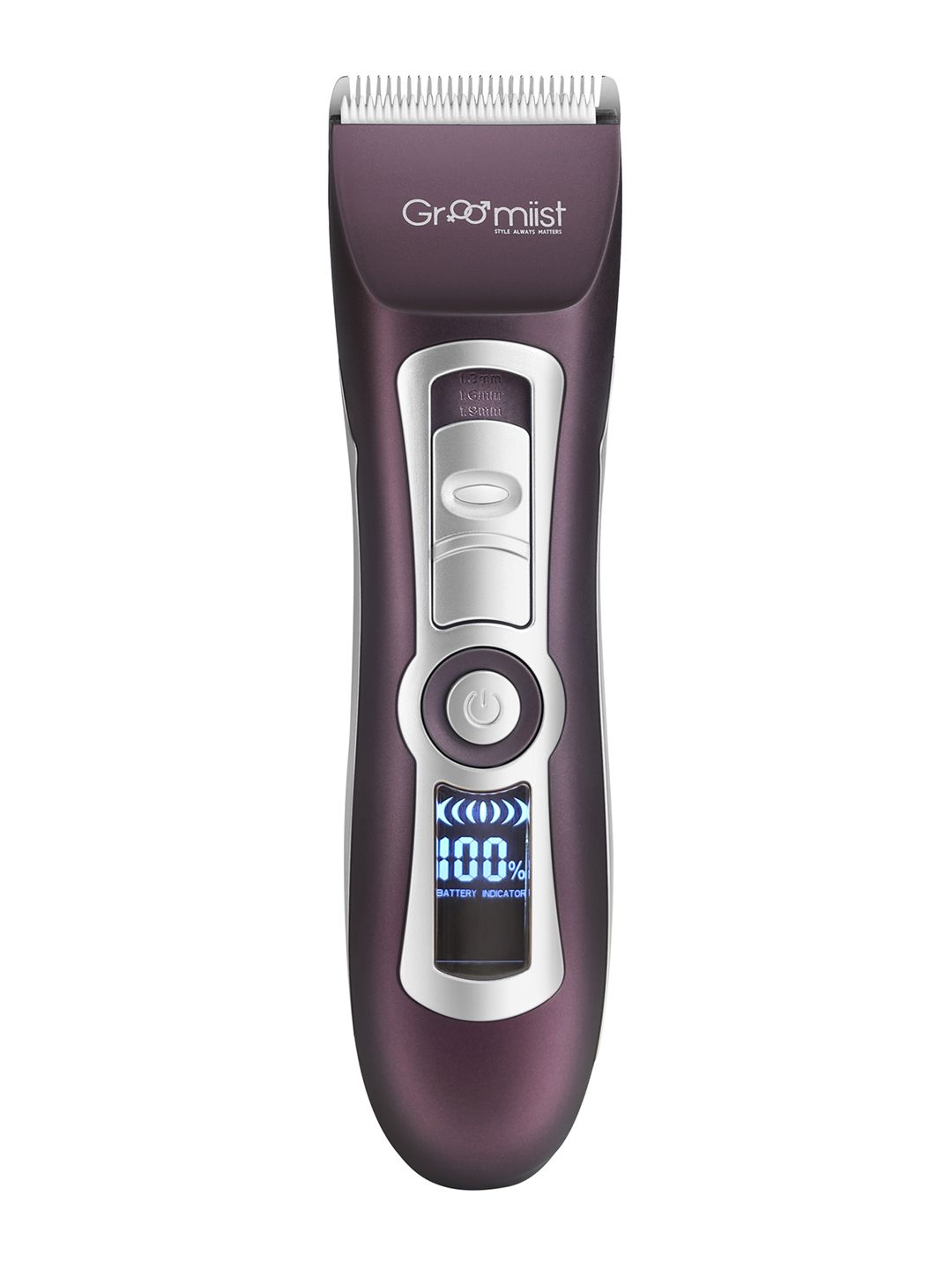 Groomiist Men Brown & Ivory Platinum Series Electric Cordless Hair & Beard Trimmer PT-222-picture-29
