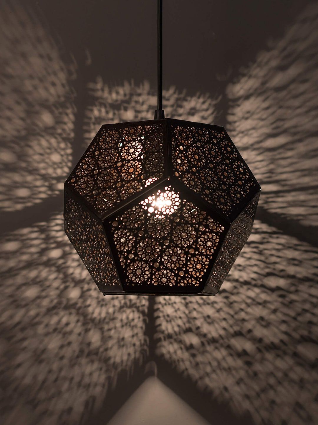 Homesake Copper-Toned Textured Contemporary Hanging Lamp