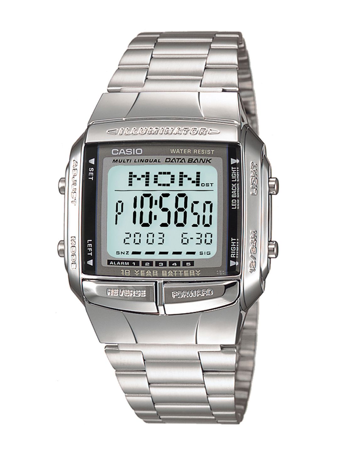 Casio Vintage Men Silver Digital watch DB27 DB-360-1DF-image-22