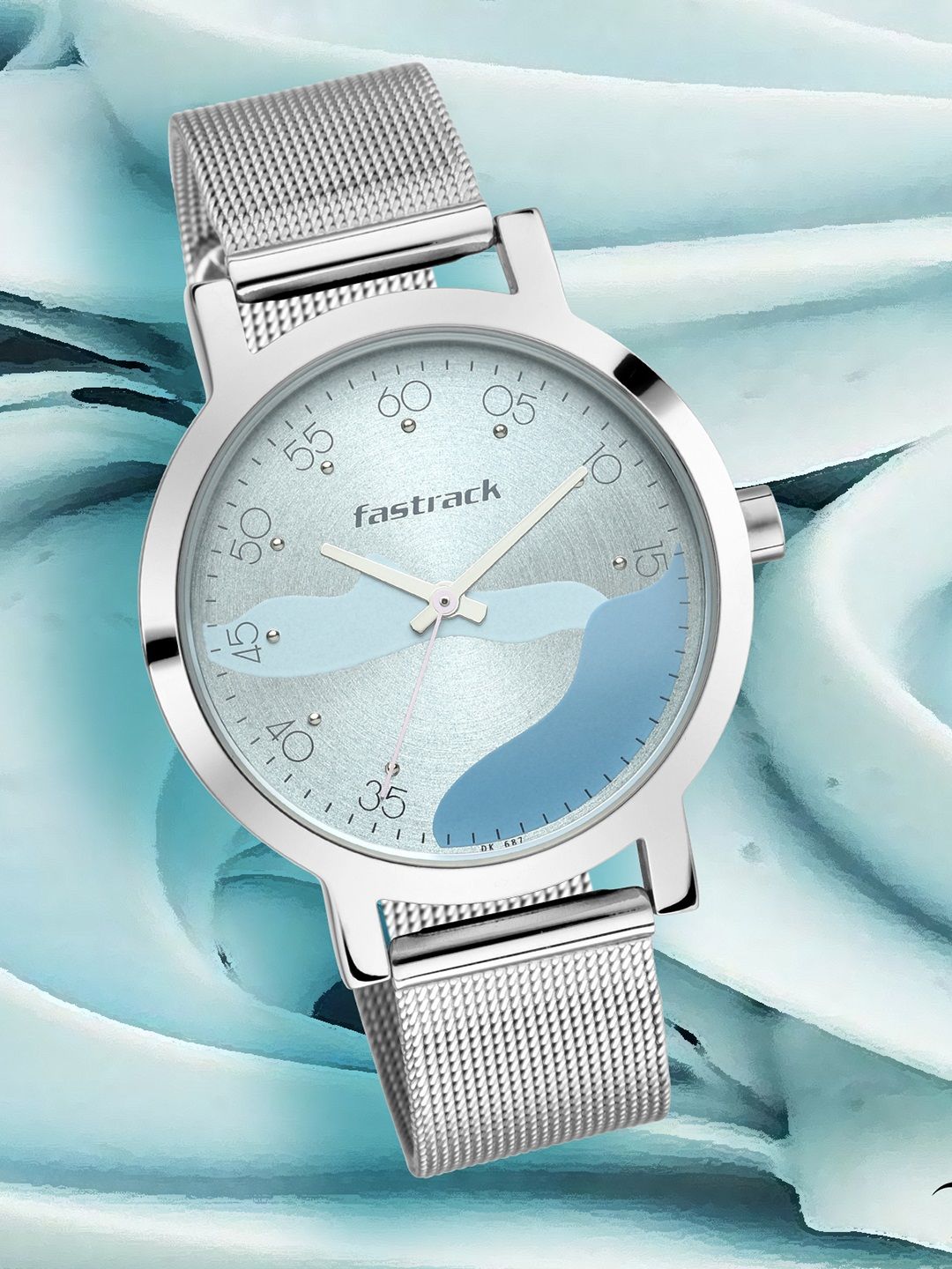 Fastrack Women Blue Analogue Watch 6222SM02-image-0