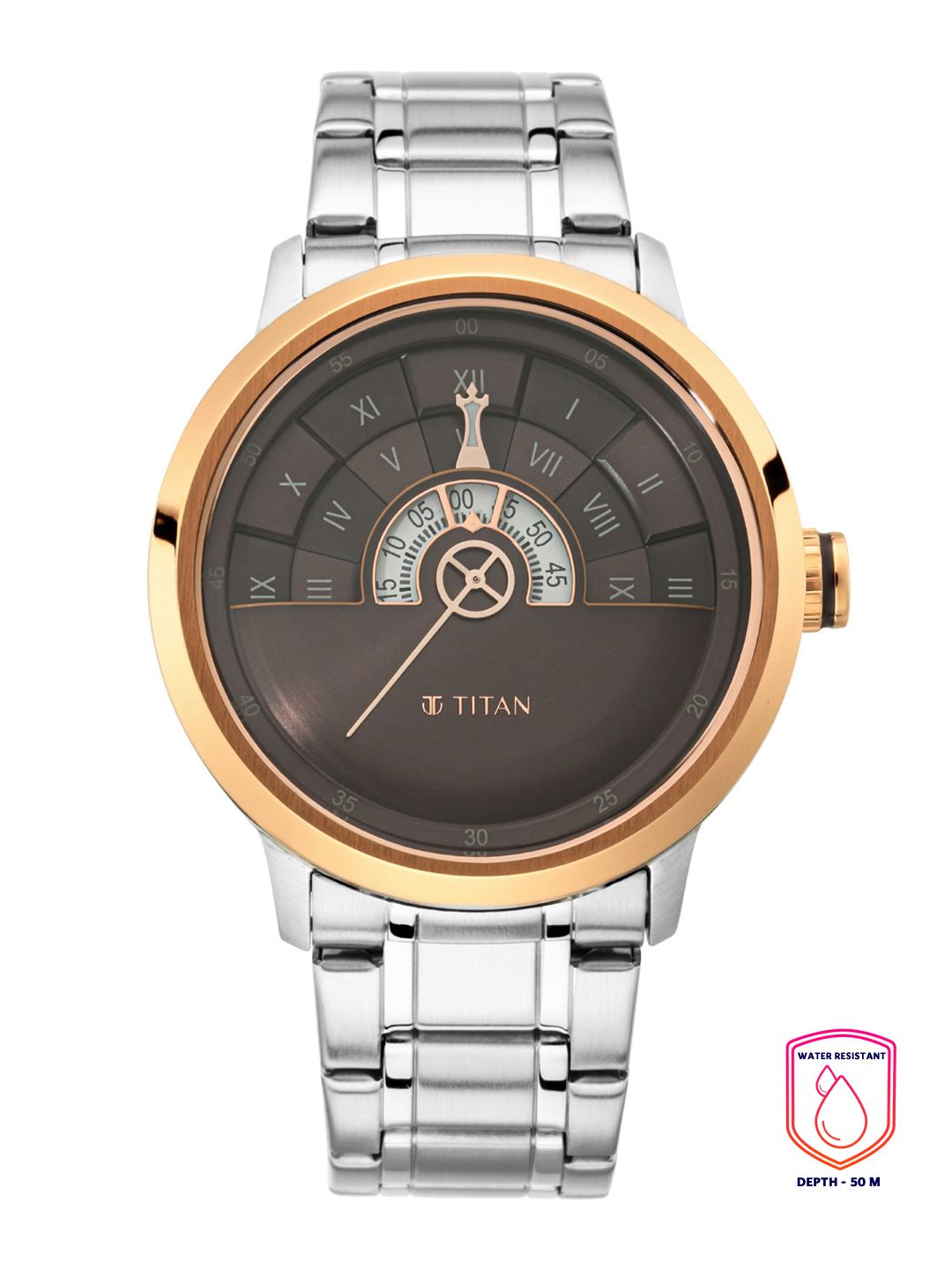 Titan Men Brown Analogue Watch 1828KM02-picture-15