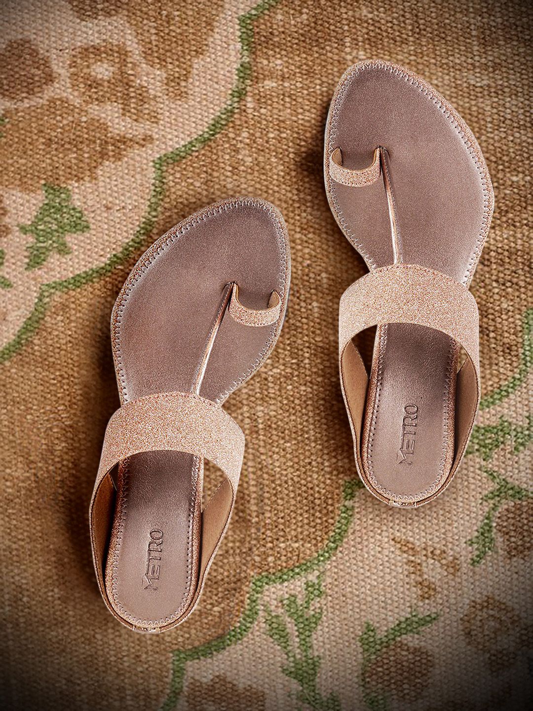 Metro Women Beige Solid Wedges-picture-32