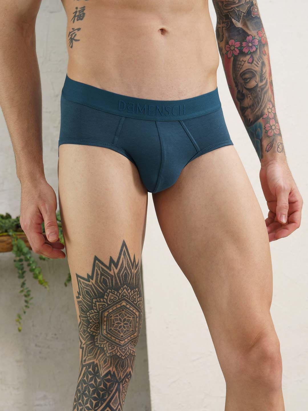 DAMENSCH Men Deo-Soft Solid Brief DAM-1-B-OPB-picture-33