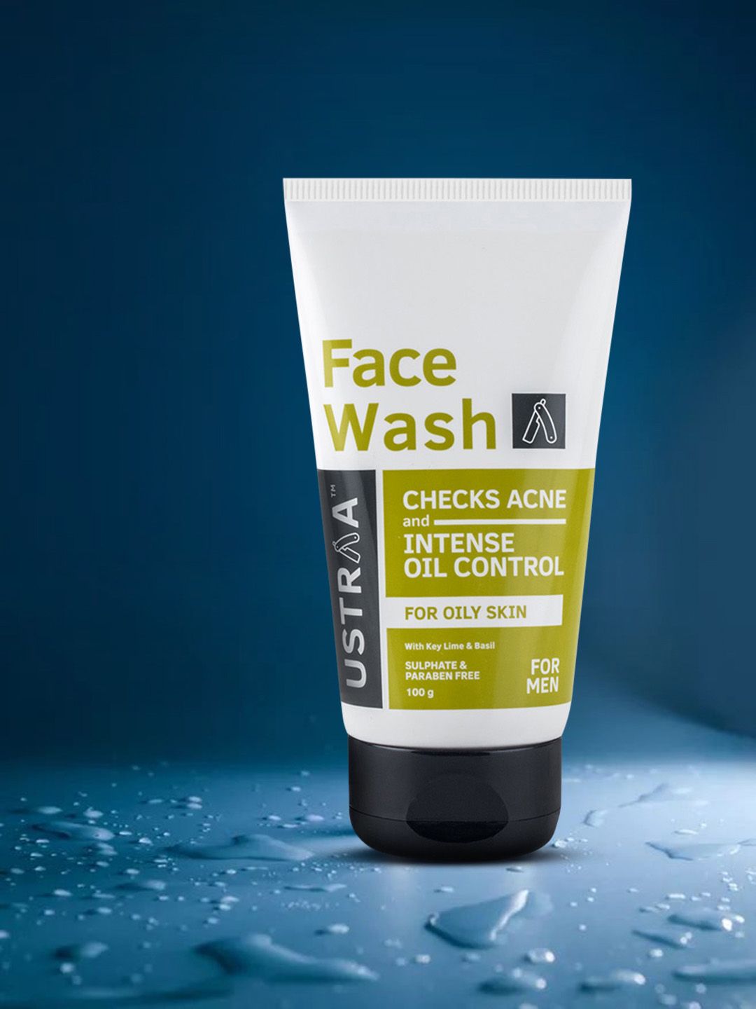 Ustraa Men Face Wash For Oily Skin 100g-picture-40