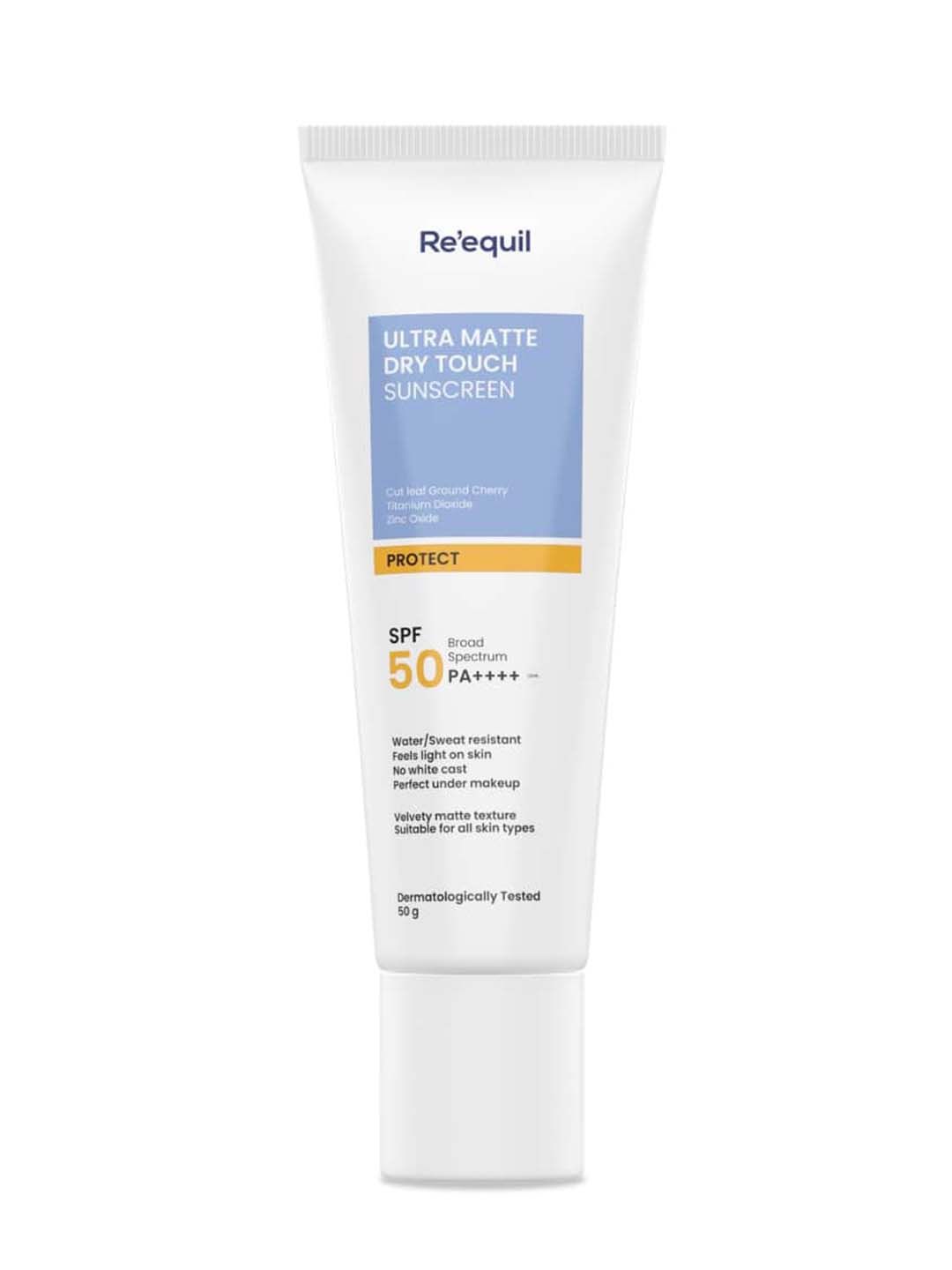 Reequil Ultra Matte Dry Touch Sunscreen Gel SPF 50 PA++++ 50g