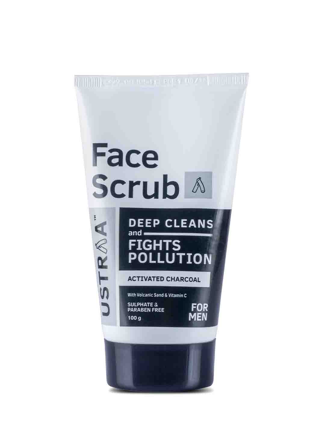 Ustraa Men Activated Charcoal Face Scrub-image-13