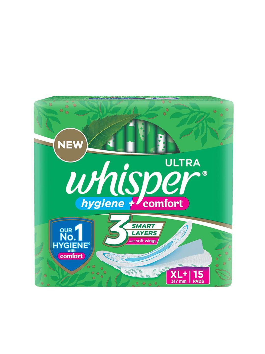 Whisper Ultra Clean XL+ Sanitary Pads - 15 Pads-image-36