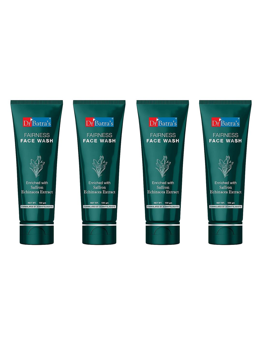 Dr. Batras Set of 4 Fairness Face Wash Enriched With Saffron & Echinacea - 100g Each-picture-39