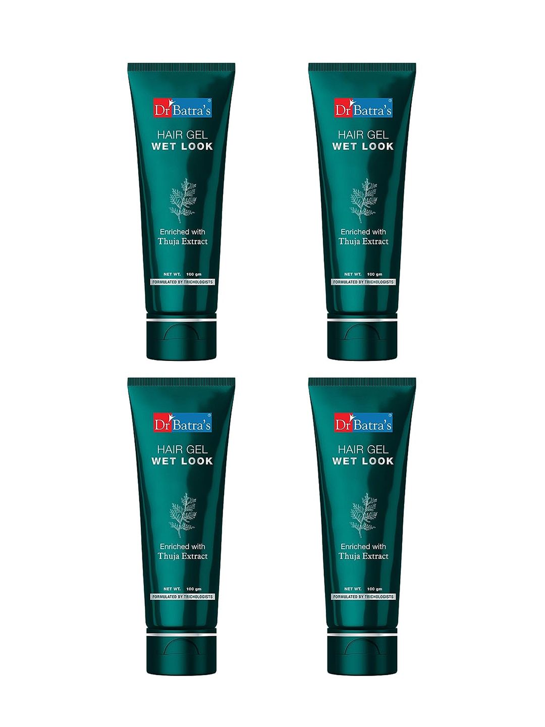Dr. Batras Set Of 4 Wet Look Hair Gel Enriched With Thuja Extract - 100 g Each-image-6
