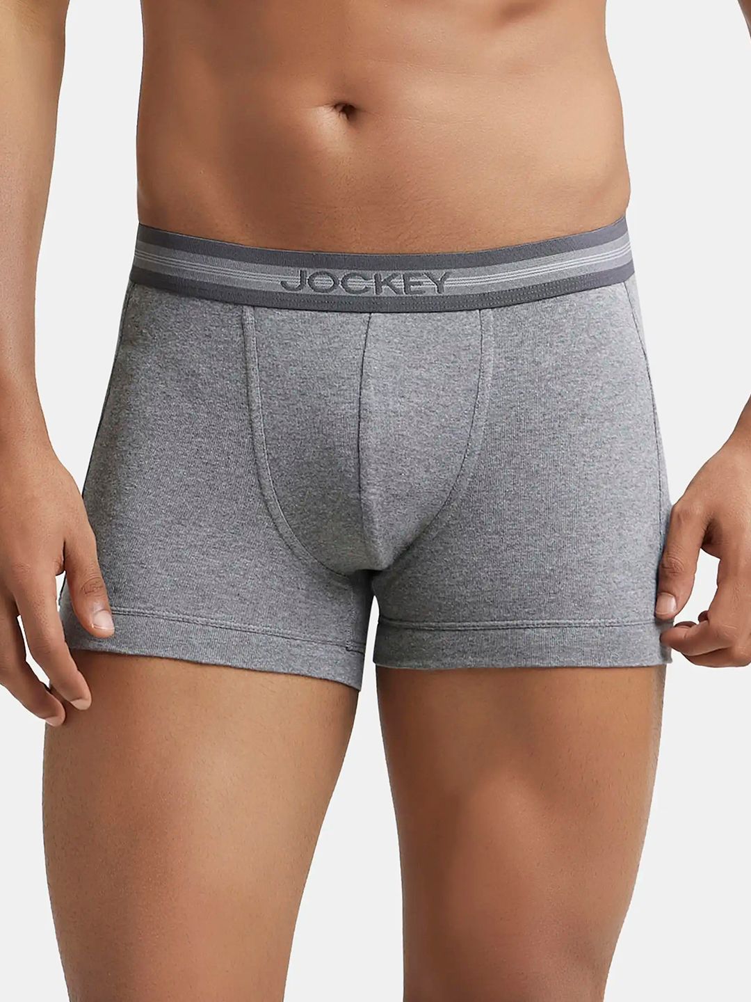 Jockey Men Super Combed Cotton Rib Solid Trunk with Stay Fresh Properties 1015-picture-28