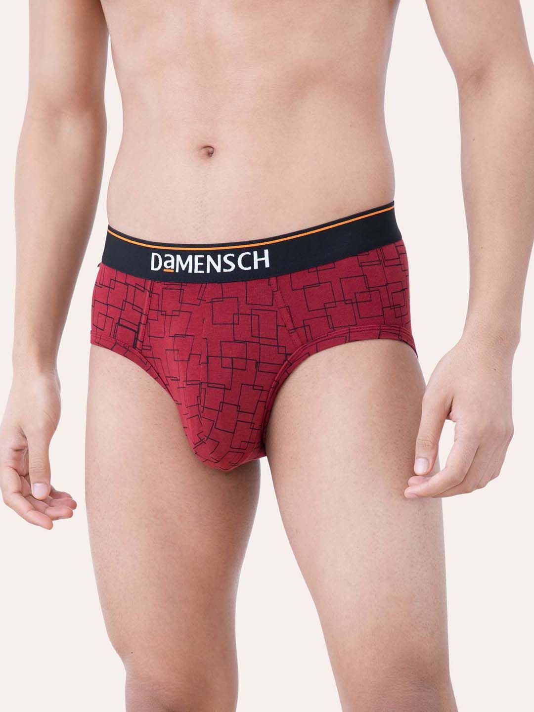 DAMENSCH Men Deo Cotton Printed Anti-Bacterial Briefs DAM-CTP-B-SNR-picture-17