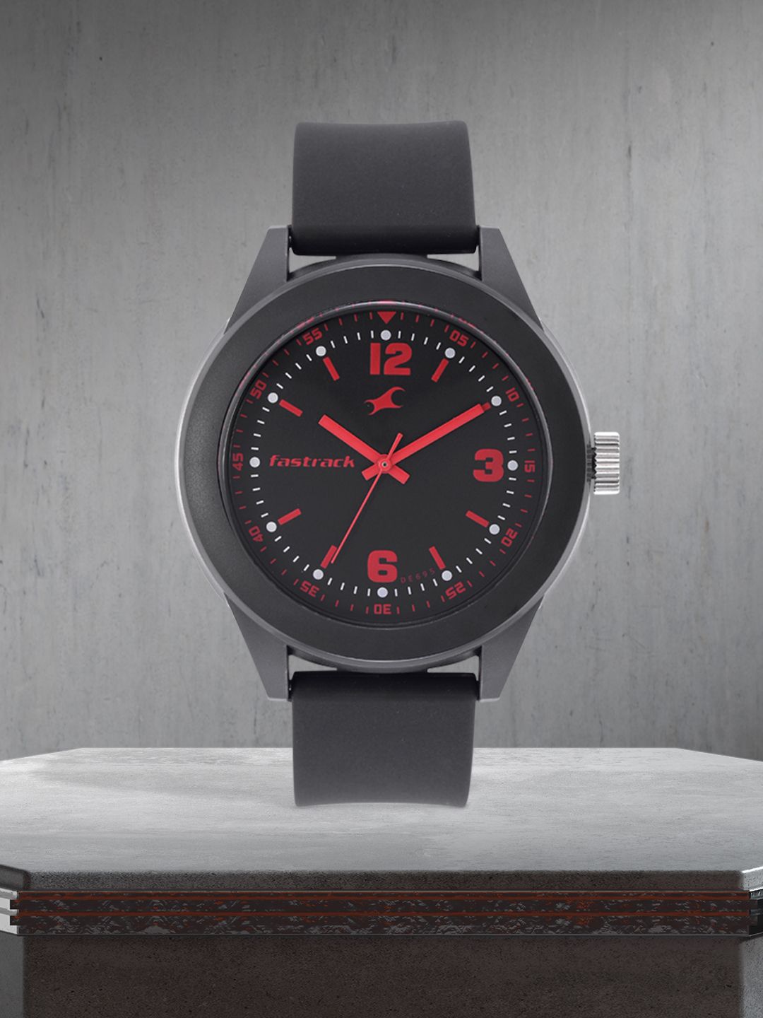 Fastrack Unisex Black Dial & Straps Analogue Watch 38003PP05J-image-44