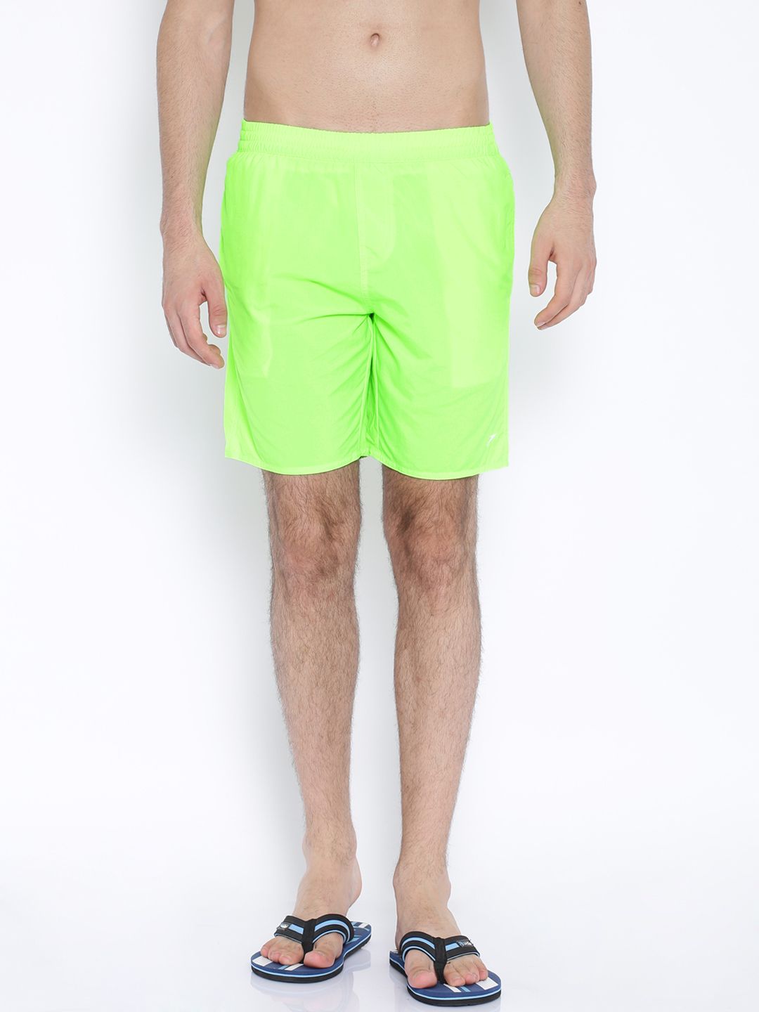 Buy Speedo Fluorescent Green Swim Shorts 807881A878 - Apparel for Men