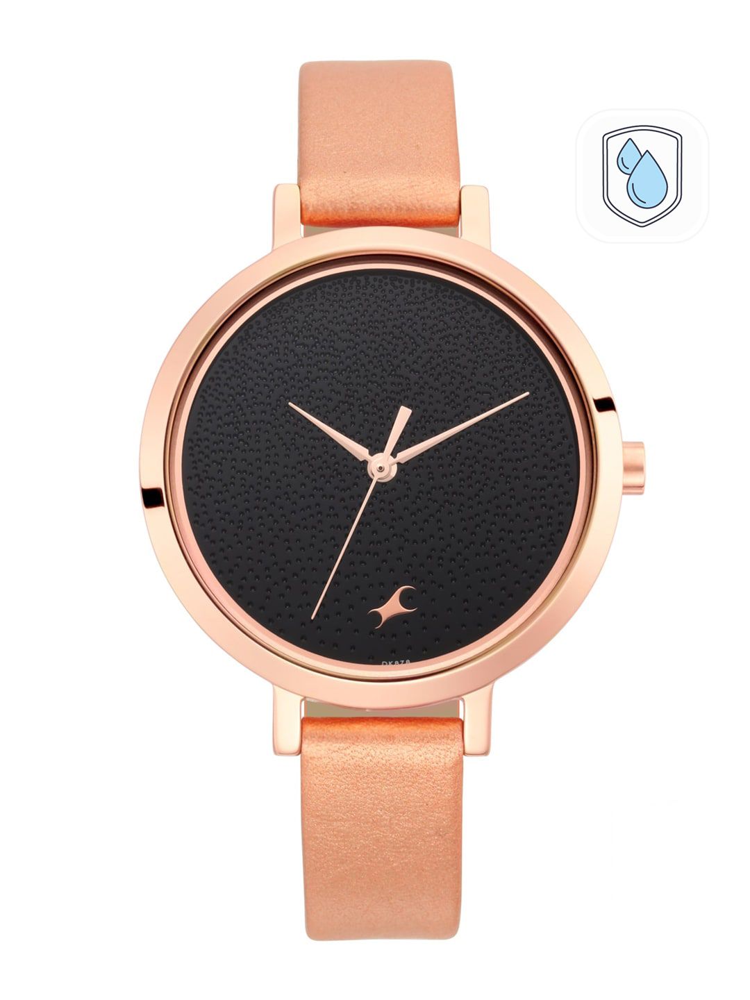 Fastrack Women Black & Rose Gold Analogue Watch-picture-27