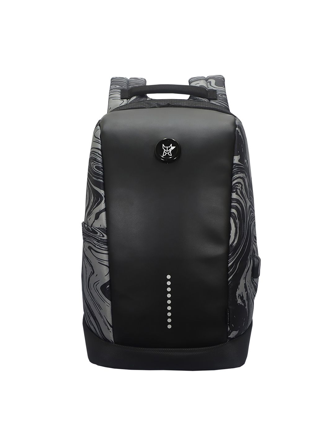 Arctic Fox Unisex Black & Grey Colorblocked Backpack-picture-25