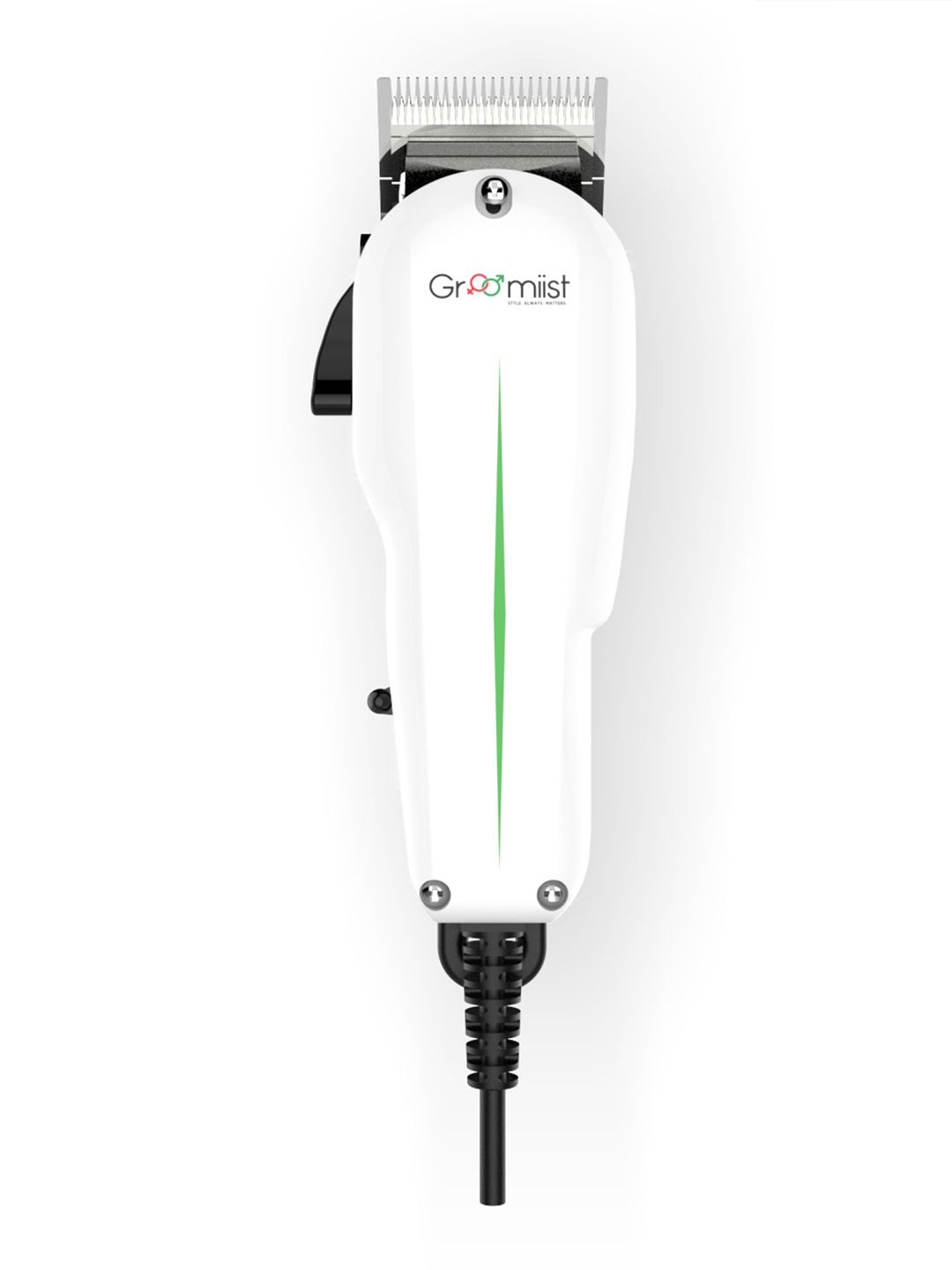 Groomiist Men White Professional Series Electric Corded Hair & Beard Trimmer SST-786 (E)-image-6