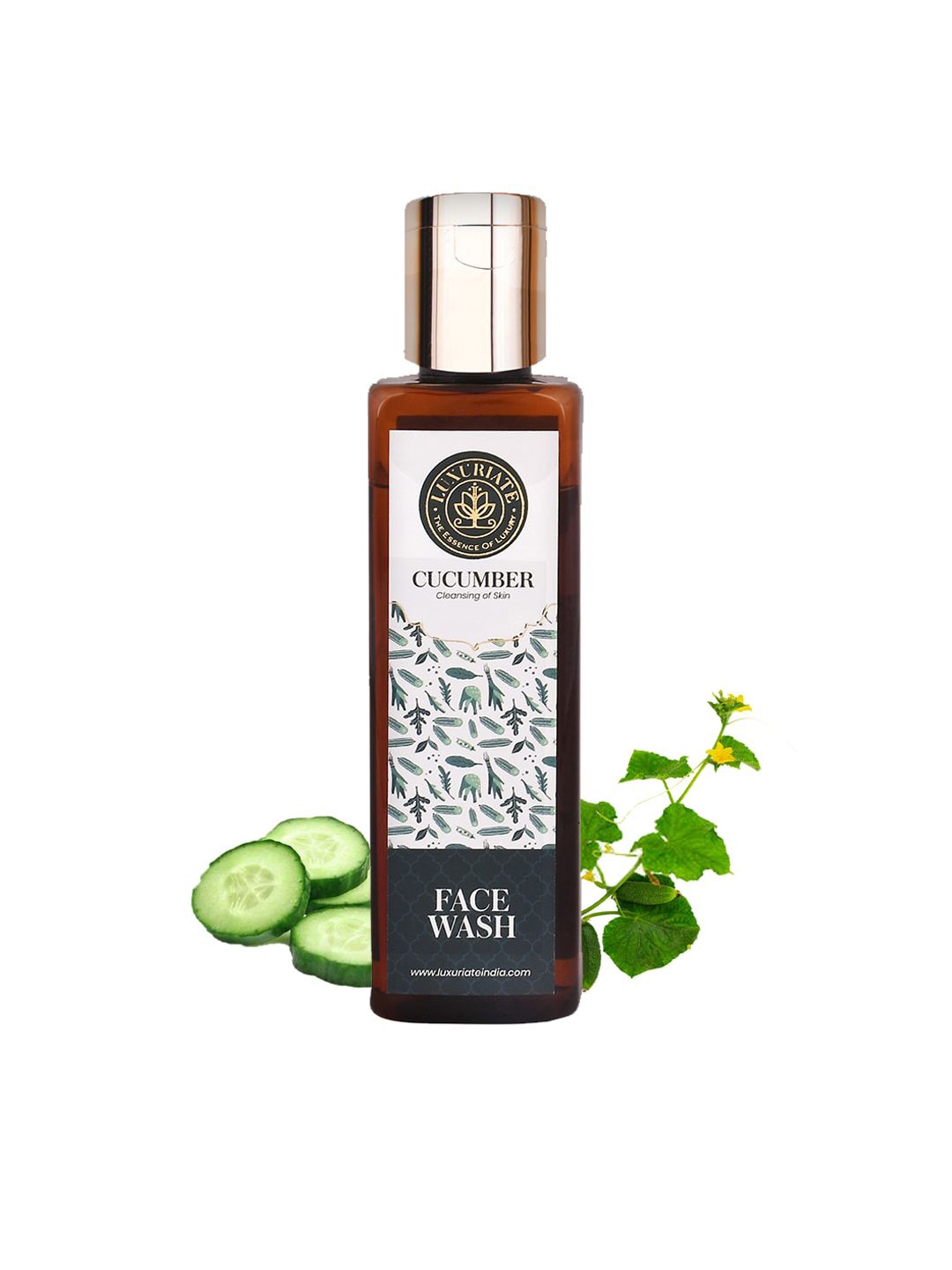 LUXURIATE Unisex Cucumber Herbal Cleansing Face Wash,100 ml-picture-11