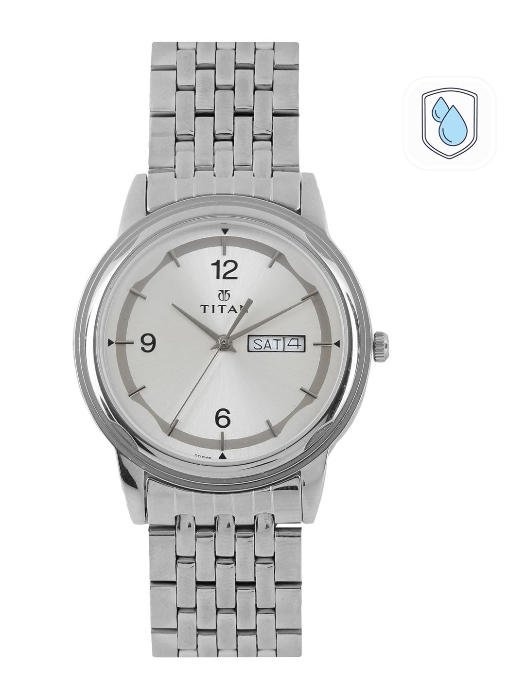 Titan Men Silver-Toned Dial Watch NH1638SM01 – ₹1,715