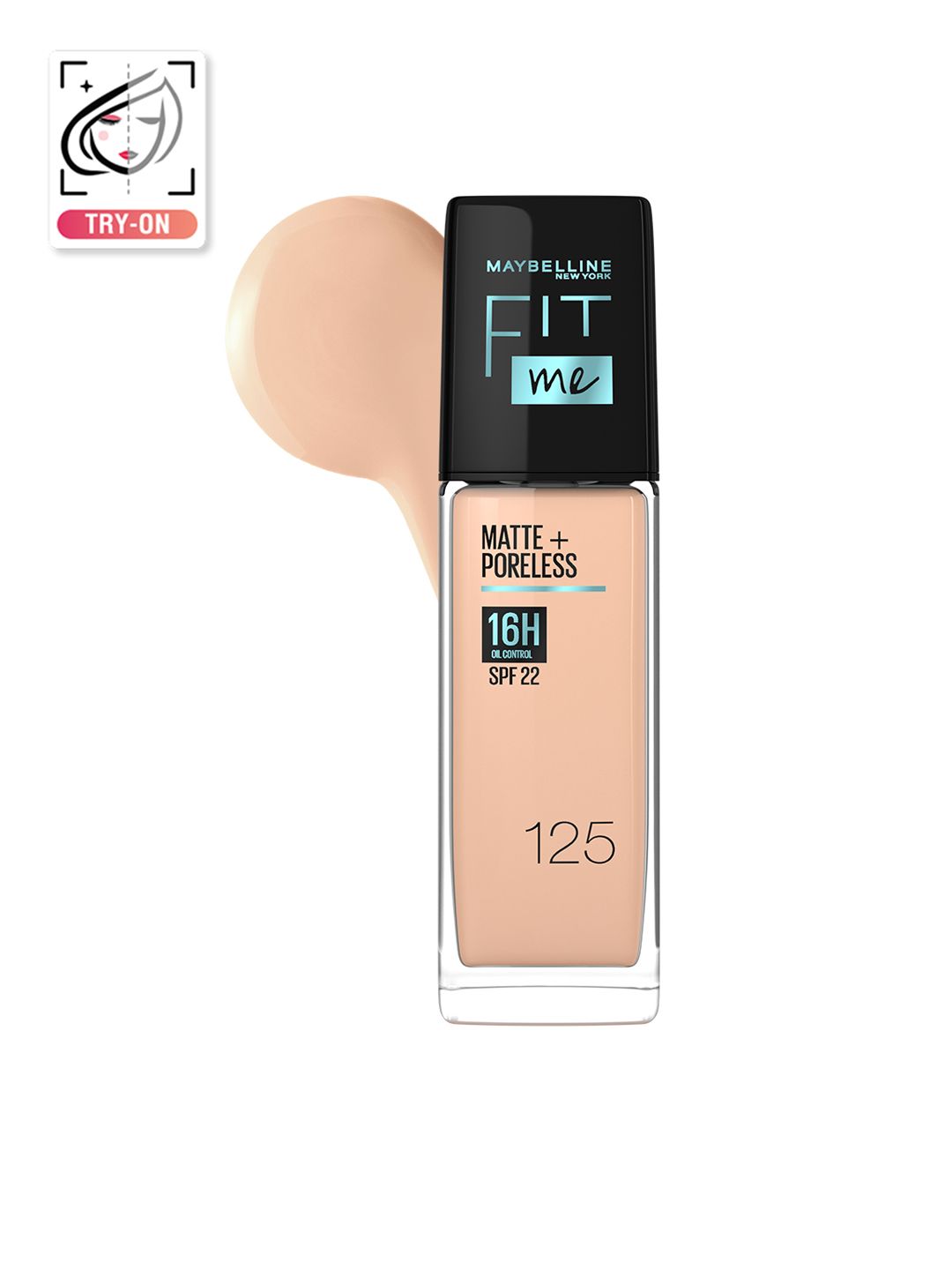 Maybelline Fit Me Tube Matte + Poreless with SPF Foundation - 125,  30 ml
