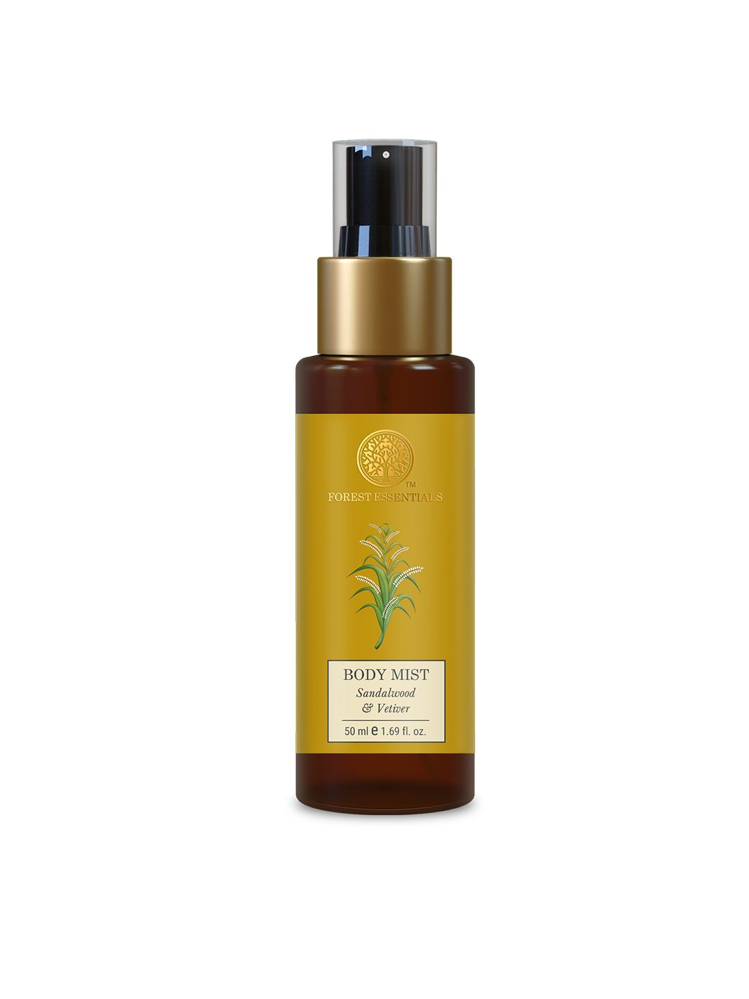 Forest Essentials Body Mist Sandalwood & Vetiver with Earthy & Woody Fragrance - 50ml-image-13