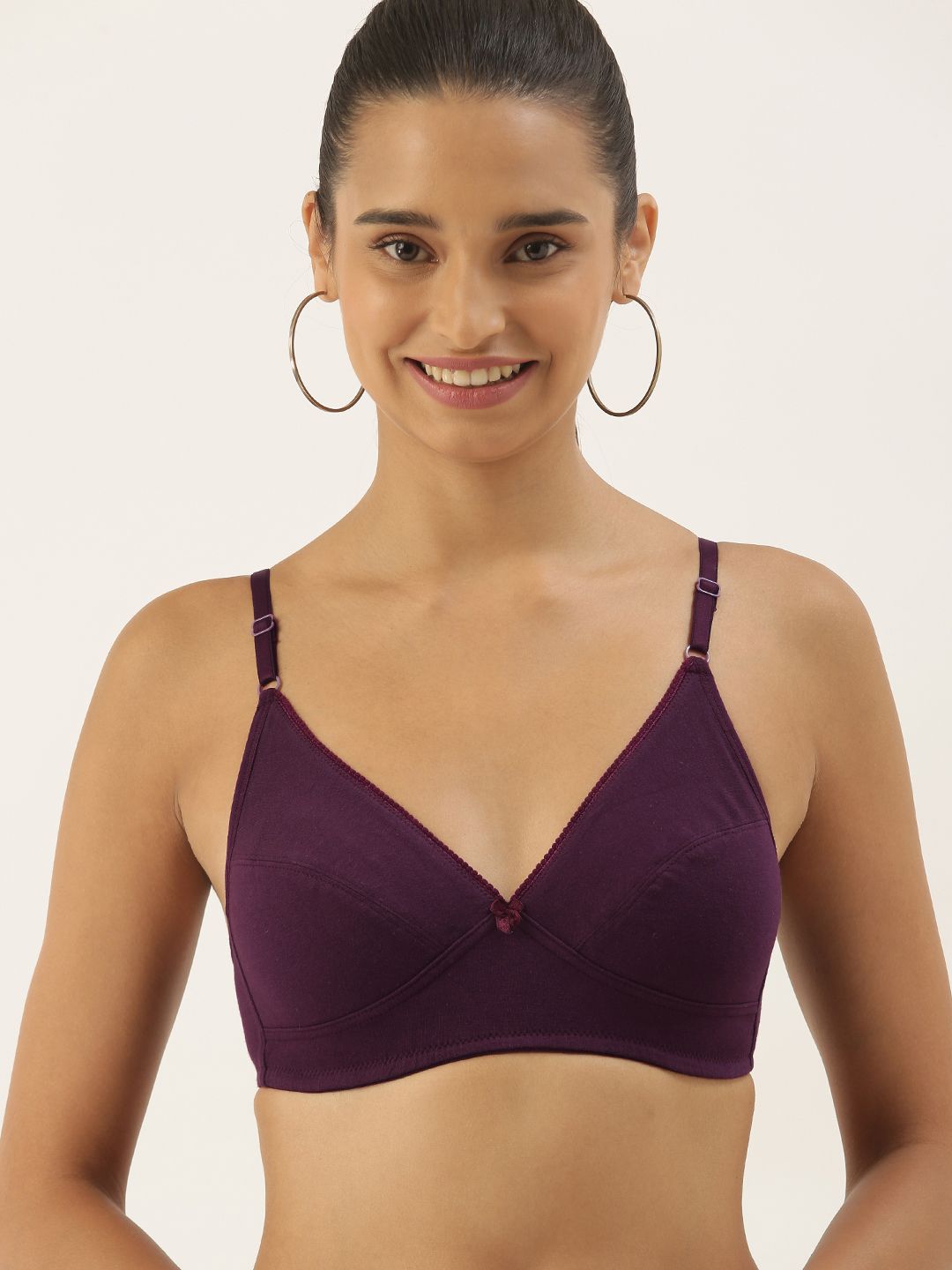 DressBerry Purple Everyday Bra Full Coverage-image-42