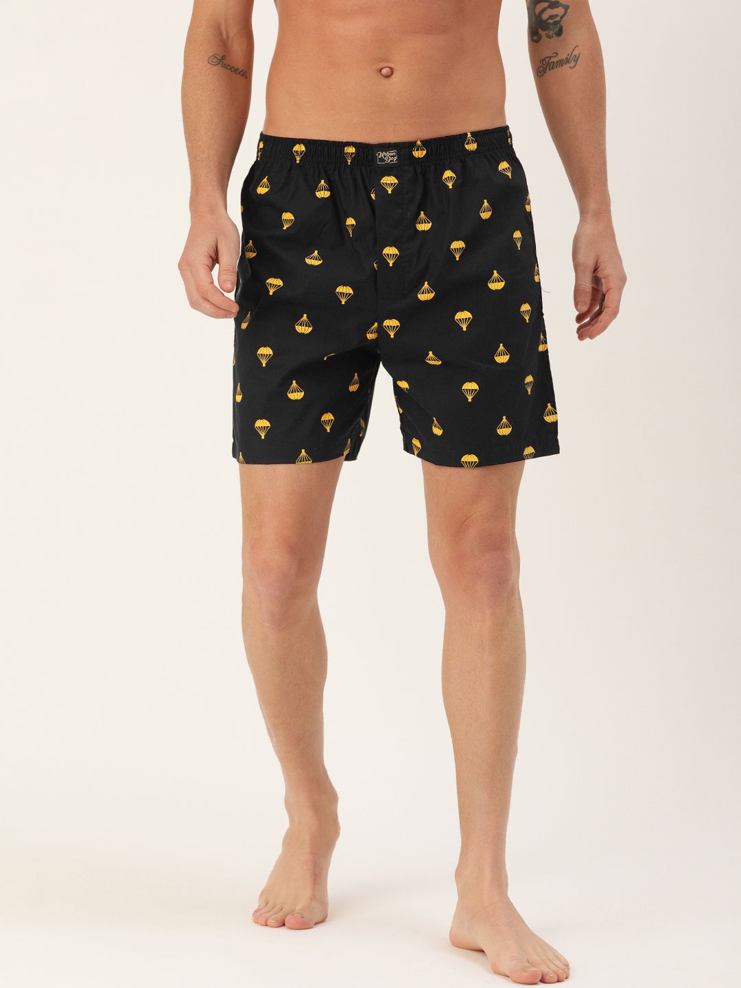 Urban Dog Black & Yellow Printed Boxers UDBX1146-image-18