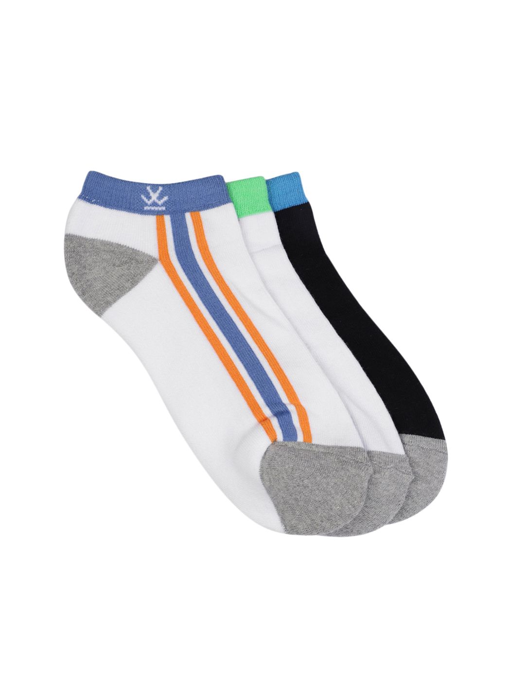 WROGN Men Pack Of 3 Patterned Ankle Length Socks-picture-41