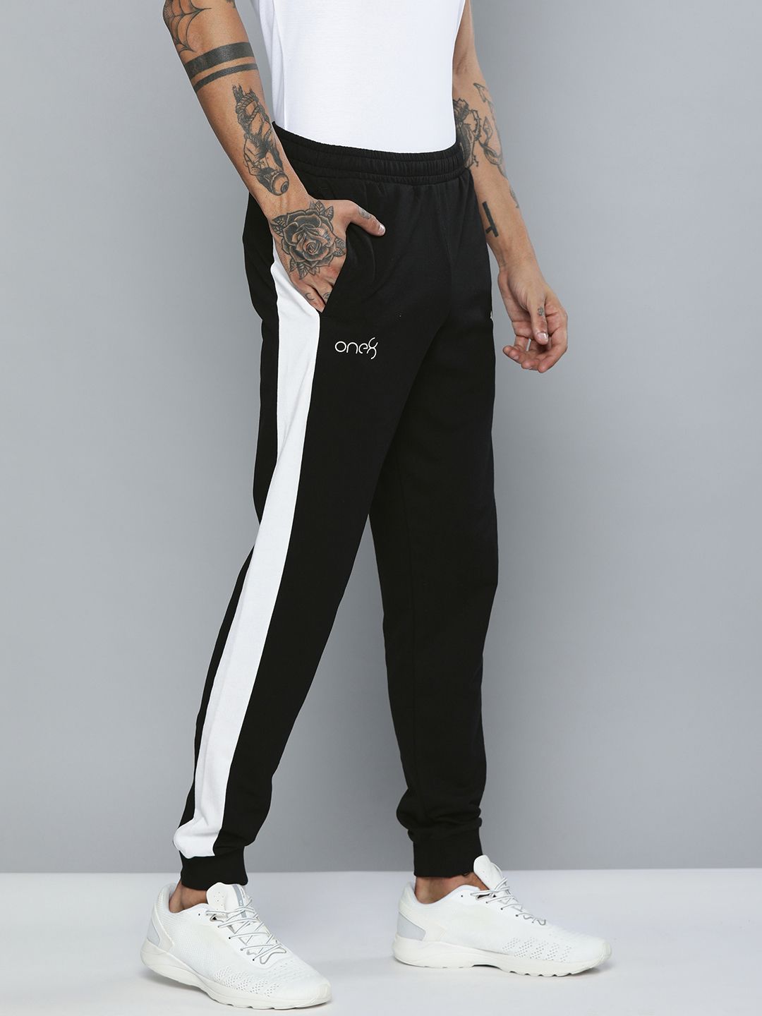 Cotton/Linen Printed Puma One8 Fit Joggers