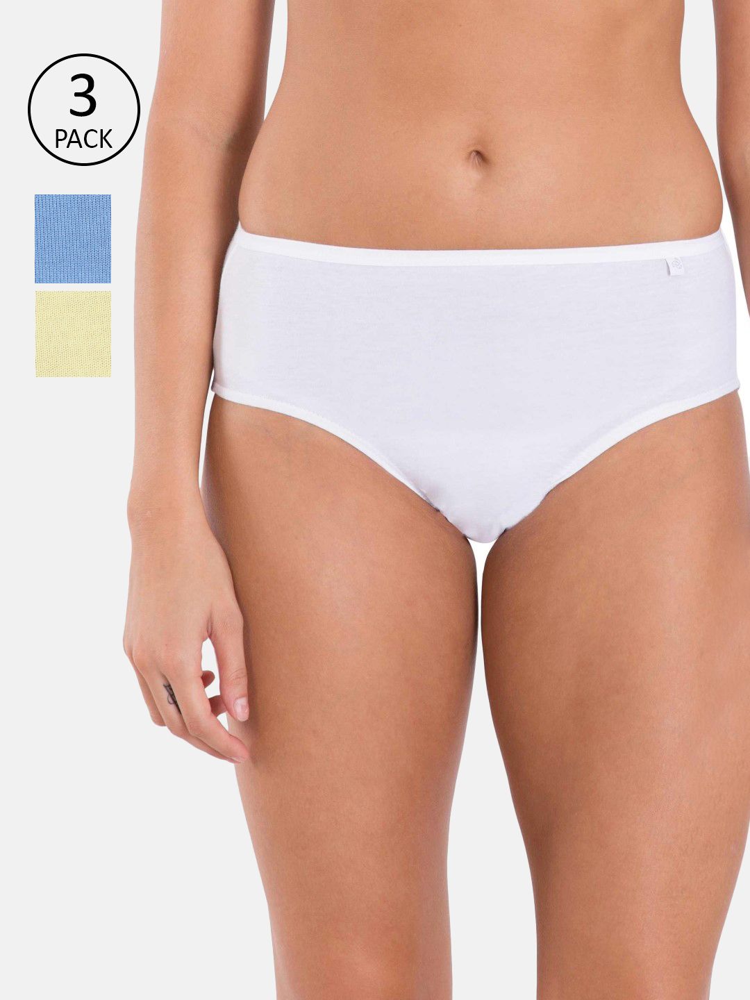 Jockey Women Pack Of 3 Assorted Hipster Briefs 1406-0310-LASTD