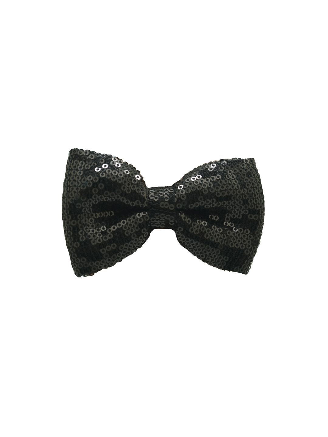 The Tie Hub Black Sequinned Pre-Tied Bow Tie-picture-34