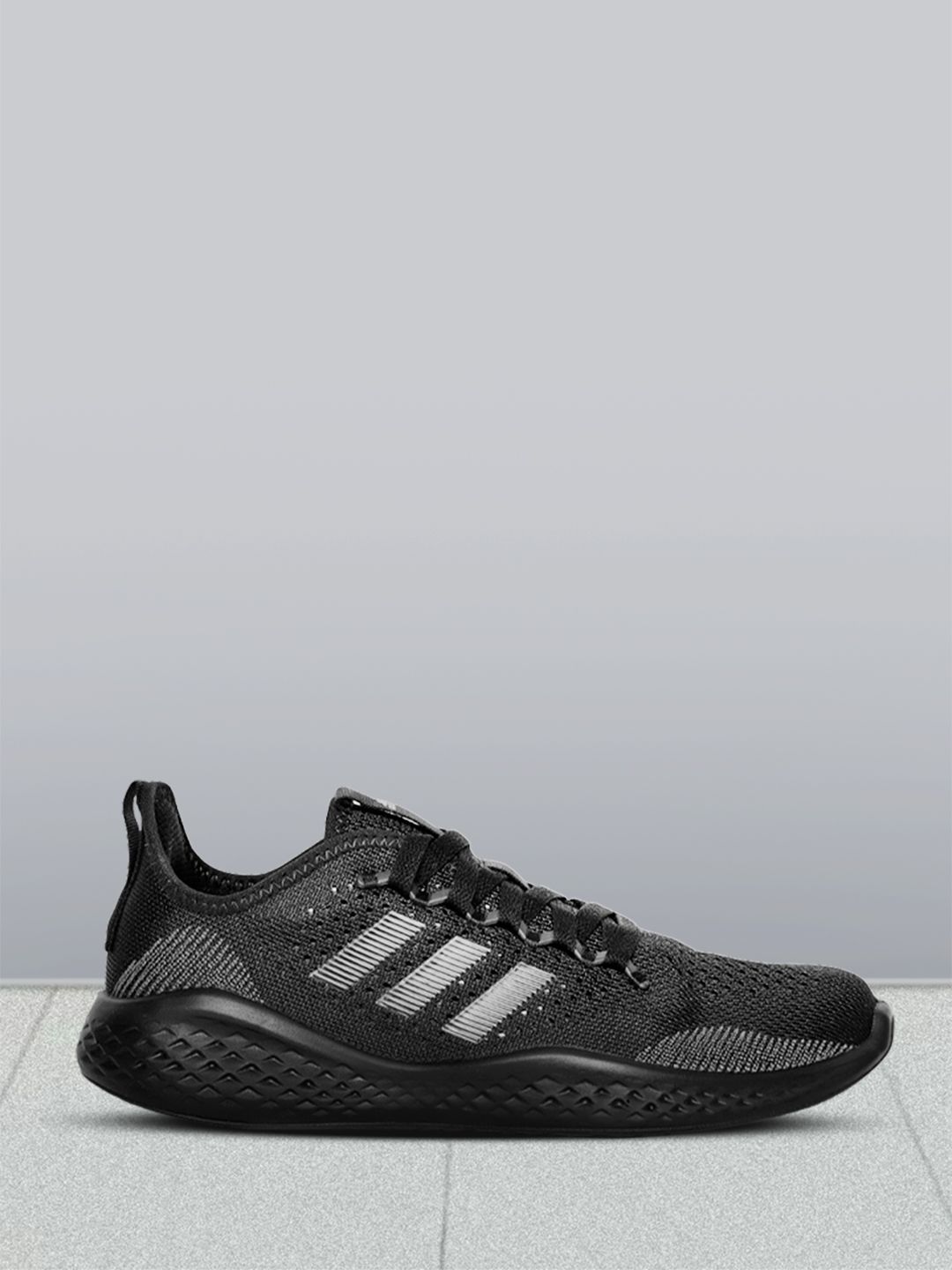 ADIDAS Men Black FLUIDFLOW 2.0 Running Shoes