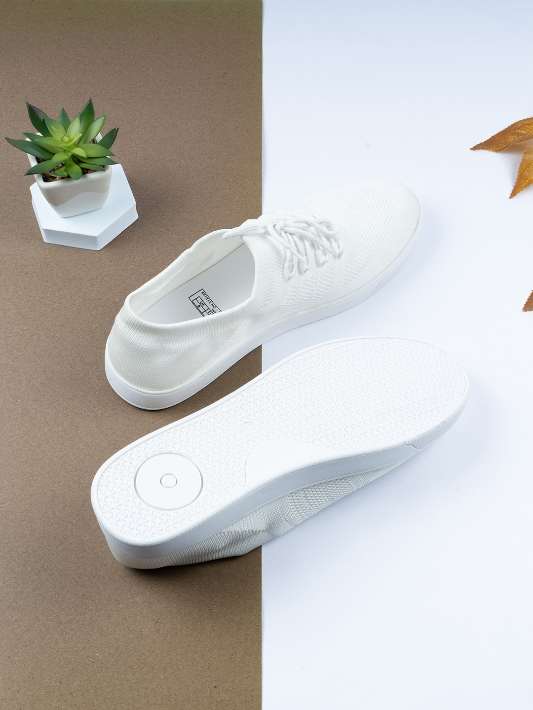 Buy Grey & White Sneakers for Men by DUKE Online | Ajio.com-sonxechinhhang.vn