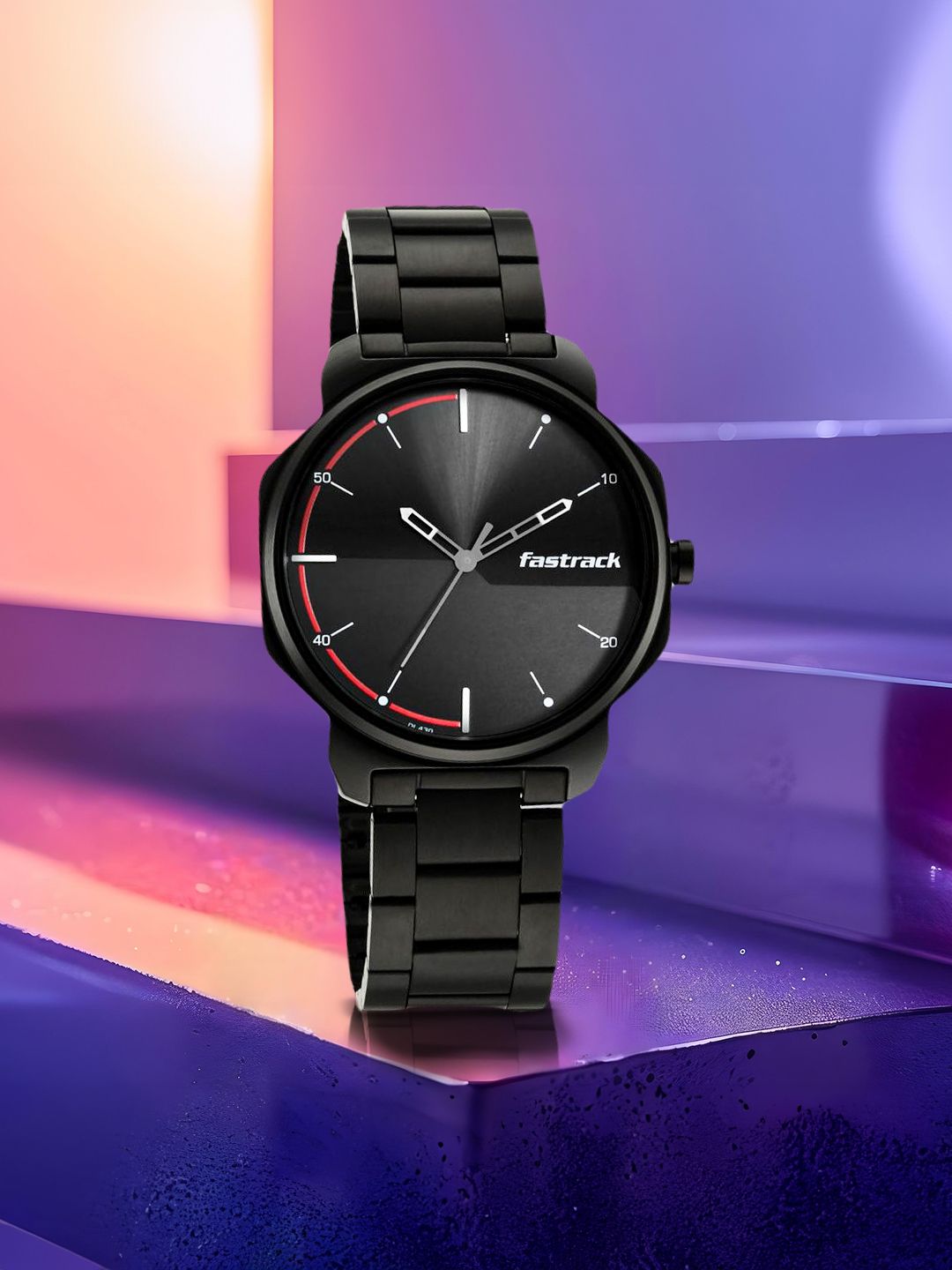 Fastrack STUNNERS 1.0 Men Black Analogue Watch 3254NM01