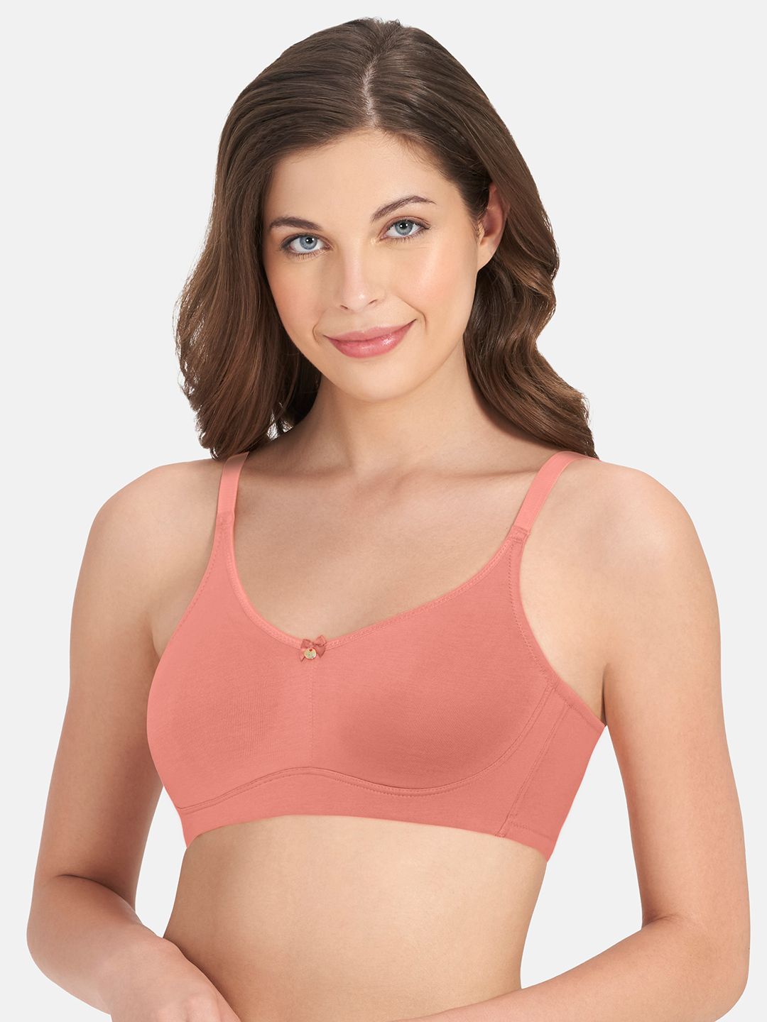 Amante Solid Non Padded Wirefree All Day Elegance Super Support Bra - BRA78601-picture-19