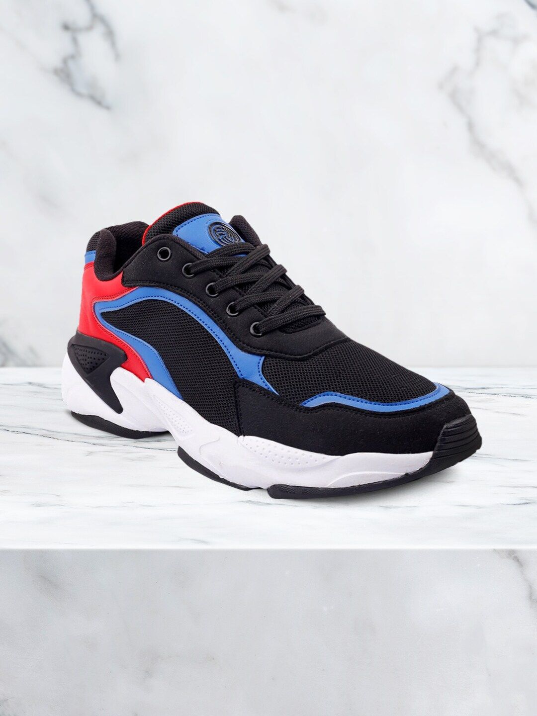 bacca bucci Men Black Mesh Mid-Top Training or Gym Shoes-picture-29