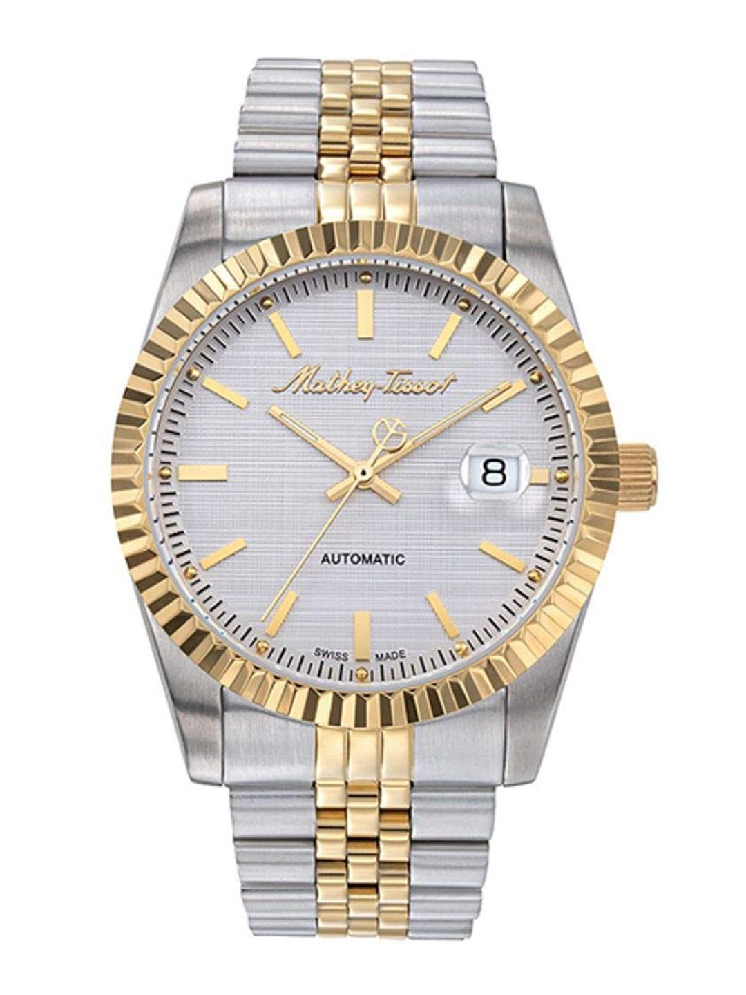 Mathey-Tissot Swiss Made Men Grey Mathy III Automatic Analogue Watch H1810ATBI-picture-57