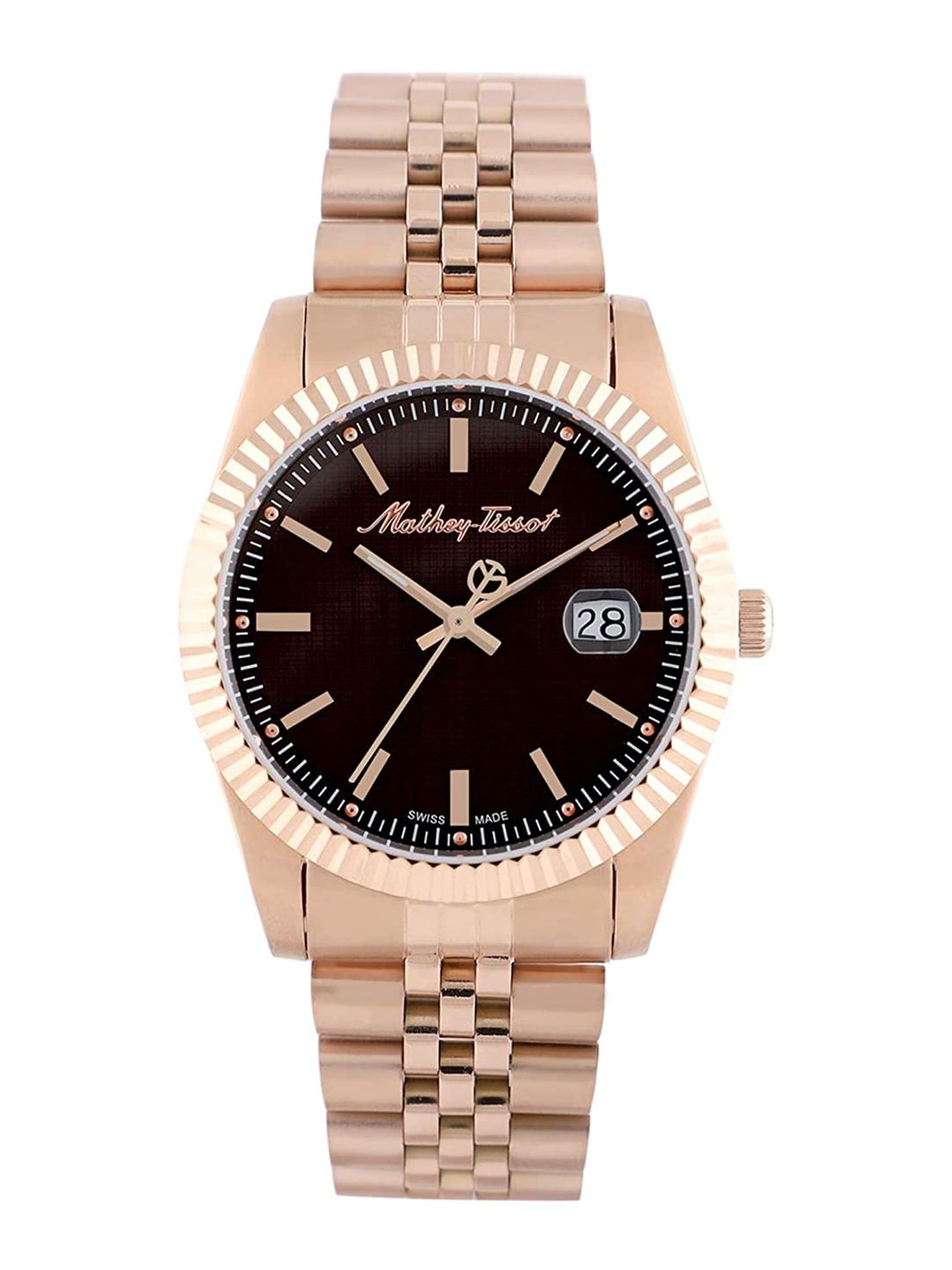 Mathey-Tissot Swiss Made Analog Brown Dial Men's Watch - H810PRM-picture-12