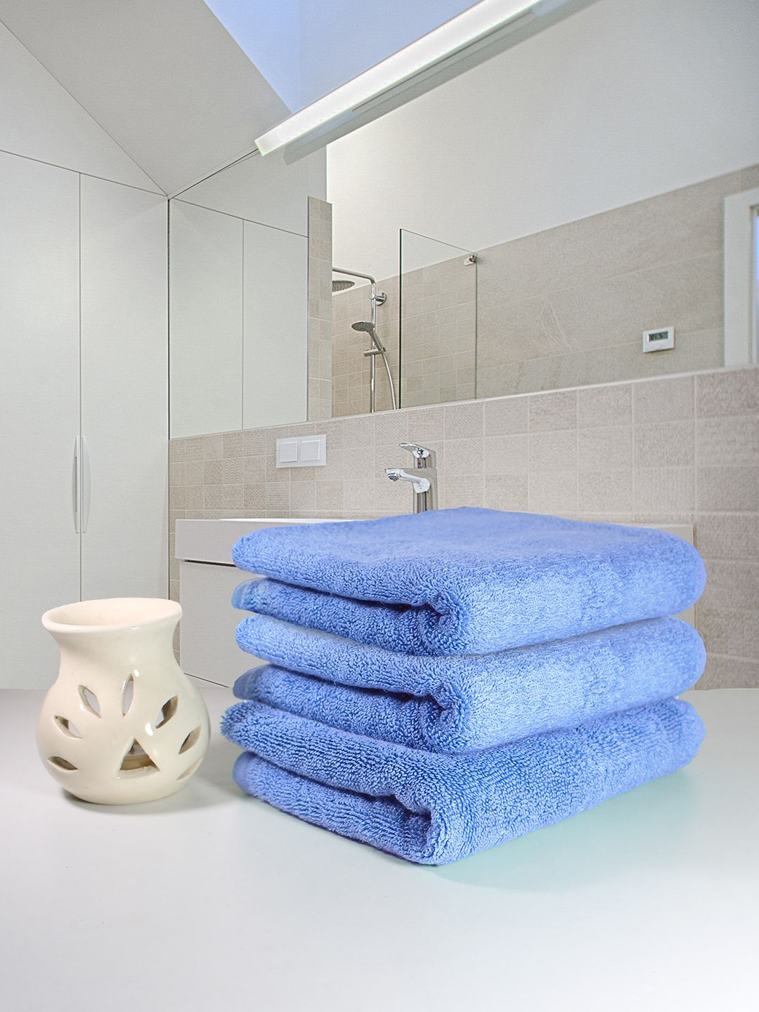 Heelium Unisex Super Soft & Quick Absorbent 600 GSM Bamboo Hand Towel-picture-41