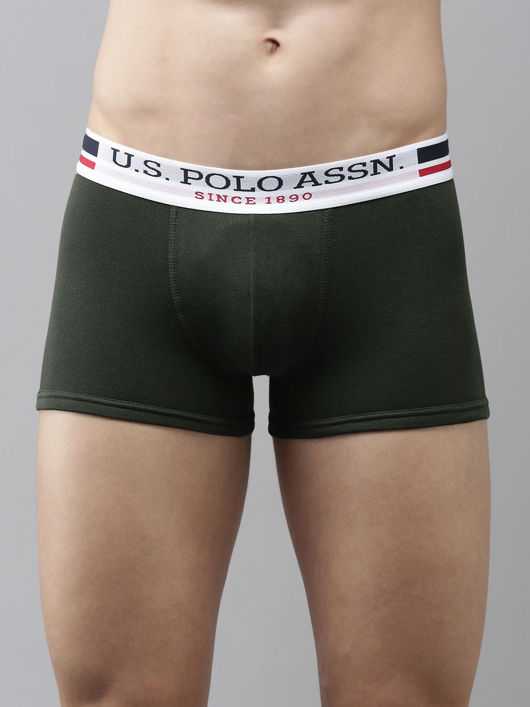 U.S. Polo Assn. Men Grey Solid Cotton Trunks I015-031-P1-picture-42